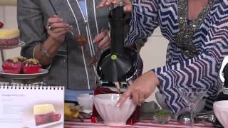 Yonanas Elite Frozen Treat Maker with Recipe Book with Carolyn Gracie