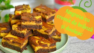 Pumpkin cheesecake brownie