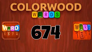 COLORWOOD WORDS Cryptogram level 674
