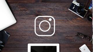 Free Adobe After Effects Template  Icon Social Media #41 Simple Instagram Logo Reveal