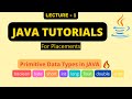 Java Primitive Data Types in 5 Minutes (Explained in Eclipse)