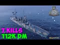 World of WarShips | Friant | 7 KILLS | 112K Damage - Replay Gameplay 4K 60 fps