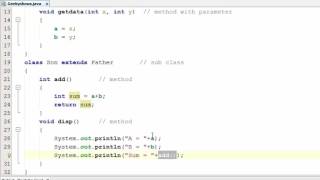 105. Single Inheritance in Java Programming (Hindi)