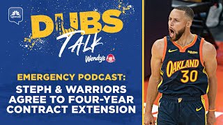 Emergency podcast: Steph's new megadeal, analyzing Warriors' free-agent moves so far | Dubs Talk