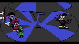 I play jevil fight three times and failing Ft kris susie ralsei and jevil