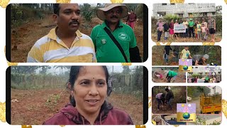 Seva-102 Native saplings plantation 22 varities of species,volunteers representing Jeevanmukthi Team