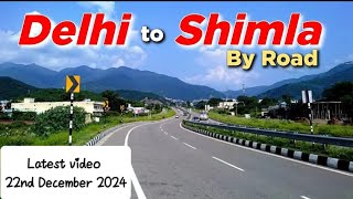 Delhi to shimla road trip || latest vlog || shimla snowfall || Christmas holidays