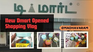 New Dmart Opened_Shopping video | @Madhavaram | Elza's Home