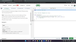 Reverse a String Practice GeeksforGeeks