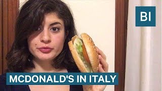 All The Food You Can Only Find At A McDonald's In Italy