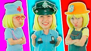 PoliceGirl, FireGirl and Doctor Song 🚒 🚓 🚑 | + More Kids Songs And Nursery Rhymes | DoReMi