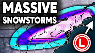 Models Show Massive Snowstorms... Weeks of Frigid Air Ahead