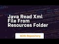 java read xml file from resources folder