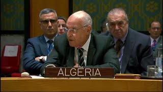 Statement by Minister Ahmed Attaf during UNSC meeting on Leadership for Peace