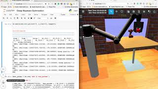 Bayesian Optimisation for grasping in simulation