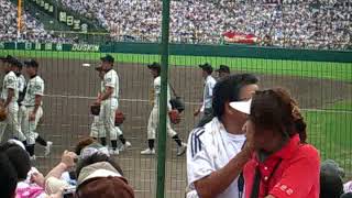 【現地撮影】早実ー駒大苫小牧2006決勝戦駒大苫小牧ベンチ入りシーン【田中将大】【斎藤佑樹】