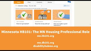 HB101: The MN Housing Professional Role