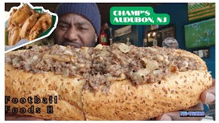 Football Sunday Meal at Champ's Cheesesteak and Hoagie in Audubon, NJ