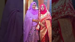 বৌ-ভাতের সাজে দুই বোনকে কেমন লাগছে!🥰 #sisters_wedding