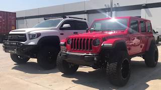 2018 Jeep Rubicon JL Lifted with Fabtech, Kings, \u0026 37” Toyo Tires