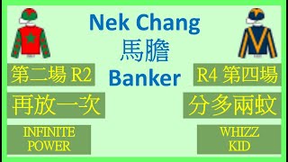 【賽馬貼士】Nek Chang 馬膽 Banker R2 再放一次 INFINITE POWER R4 分多兩蚊 WHIZZ KID Hong Kong Horse Racing Tips