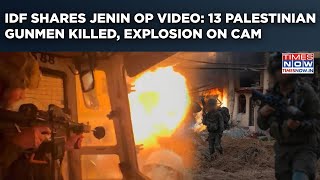 IDF's Jenin Raid Video Out: 13 Palestinian Gunmen Killed| Watch Shooting, Explosion| Op Iron Wall