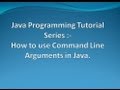 7. How to use Command Line arguments in Java ?.