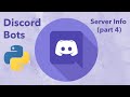 Make a Discord Bot with Python (Part 4: Getting Server Information) | Latest Discord Py Version