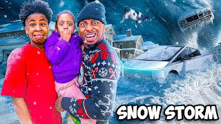 WE SURVIVED A SNOW STORM…❄️😱