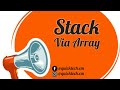 Stack via array|  Data Structure| C Language | Quick Tech