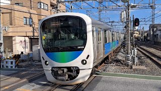 西武池袋線30000系38109F急行飯能行き西所沢駅到着(2024/3/3)