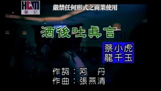 蔡小虎VS龍千玉-酒後吐真言(官方KTV版)