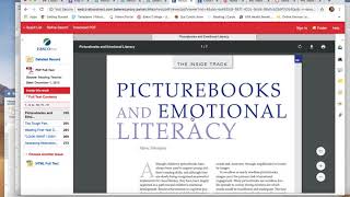 FINDING GOOD RESEARCH USING DATABASES
