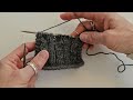 Daisy stitch knitting tutorial