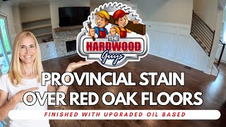 Woodstock Ga Hardwood Refinishing and Sanding | Provincial Stain Over Red Oak