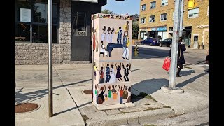 Painting the Box Mural, Pan Jazz Festival - Destination Danforth