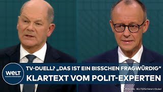 OLAF SCHOLZ AGAINST FRIEDRICH MERZ: “Telling the same every day” Hard-hitting talk about the TV duel