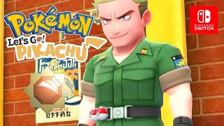 Nintendo Switch Pokemon Let's Go Pikachu Vermilion City Gym Leader Gameplay Walkthrough Part 5