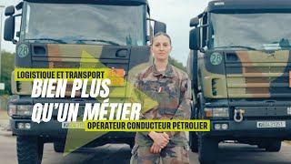 Opérateur conducteur pétrolier, celui qui fait carburer l'armée de Terre !