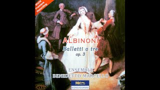 Tomaso Albinoni (1671-1751)- 12 Balletti a tre, Op.3 (Ensemble Benedetto Marcello 2006, Bongiovanni)