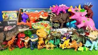 Jurassic World Unboxing Review Dinosaur Triceratops T Rex Colorful Action Asmr Sound