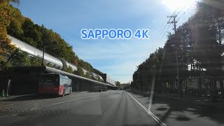 平岸通 [ #札幌市 4K/30p 車載動画 2020ドライブ]：菊水旭山公園通交点～国道230号交点