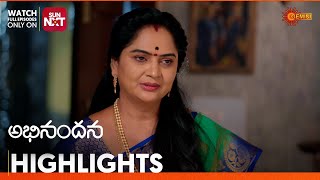 Abhinandana - Highlights of the day | Watch full EP only on Sun NXT | 27 Jan 2025 | Gemini TV