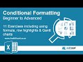 Conditional Formatting in MS Excel- Beginner To Advanced
