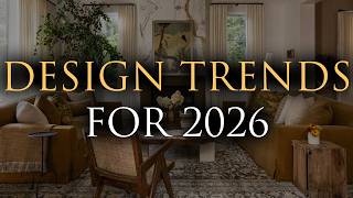 2026 Interior Design Trends | 5 Timeless Ideas to Elevate Your Home