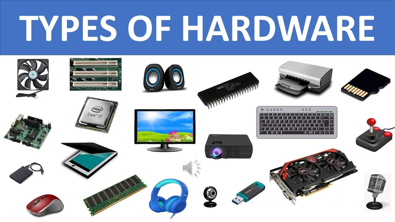 TYPES OF HARDWARE || INTERNAL HARDWARE || EXTERNAL HARDWARE || COMPUTER ...