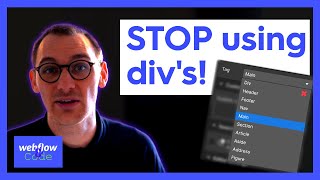 STOP USING DIV'S! (Use Sectioning Elements)