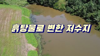 흙탕물로 변한 계곡형 저수지 ! 청지렁이로 대물붕어를 공략해보자 ! / muddy fishing Korean fishing Blue worm bait