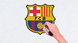 How to draw FCB logo