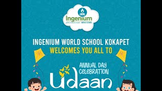 Ingenium World School, Kokapet Annual Day UDAAN 2023-24 Part 1